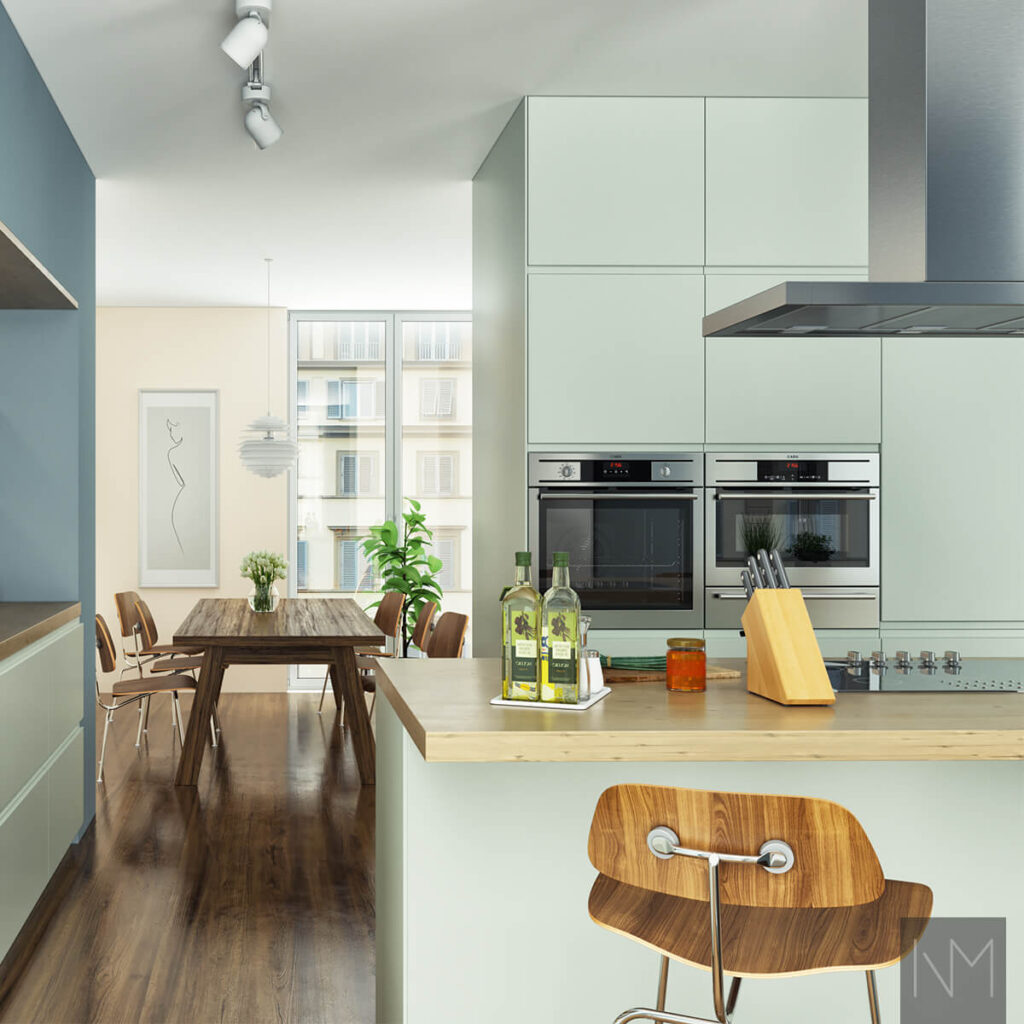 Küchengestaltung im minimalistischen Stil