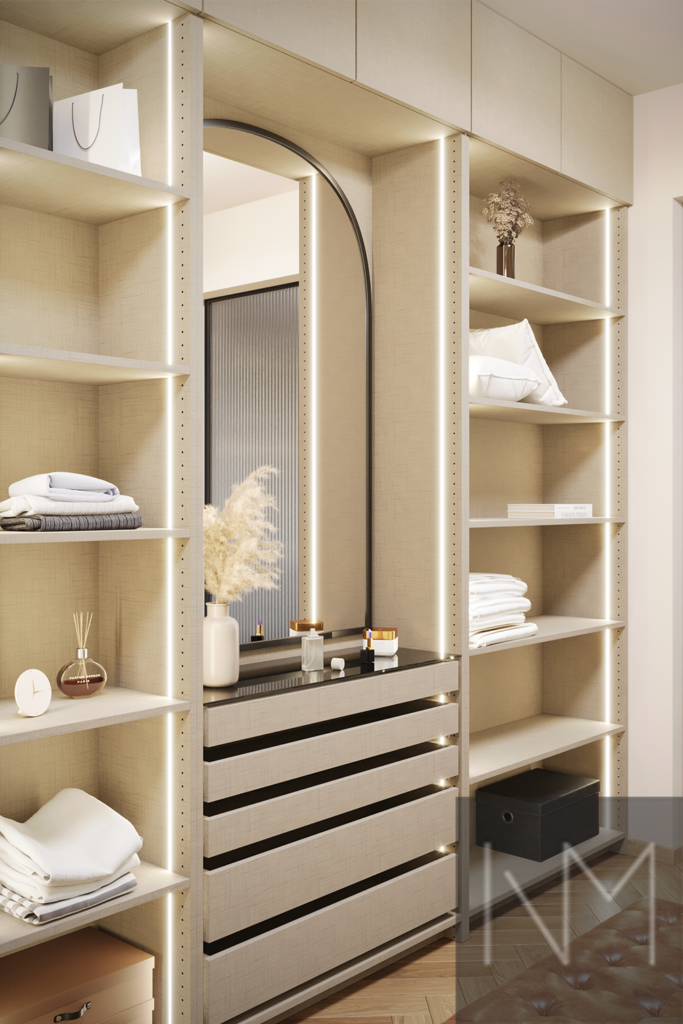 At designe dit garderobeskab er gjort nemt med Garderobeplanlæggeren