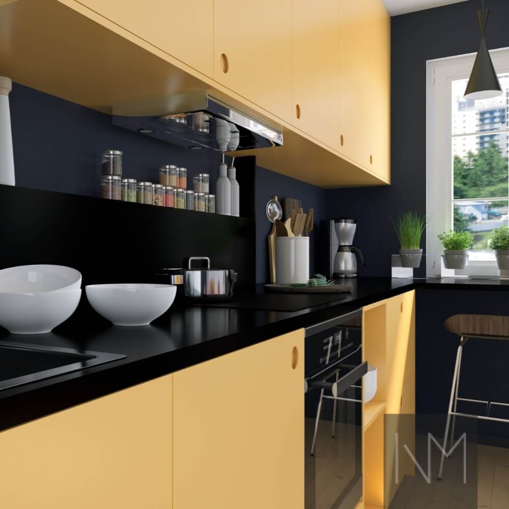 Farven på køkkenet