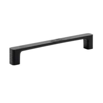 Tirador de madera de nogal para puertas de armario o cocina.
