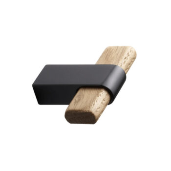 Craneal oak/black es un pomo moderno