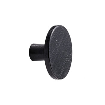 Hook Supine negro mate cepillado