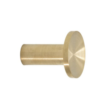 Hook Toggle mini - latón cepillado sin tratar