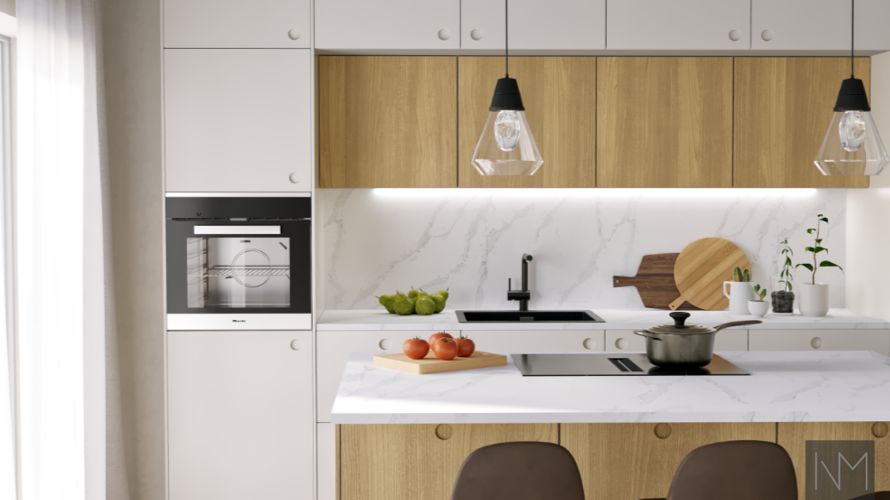 Diseño de cocina moderna.