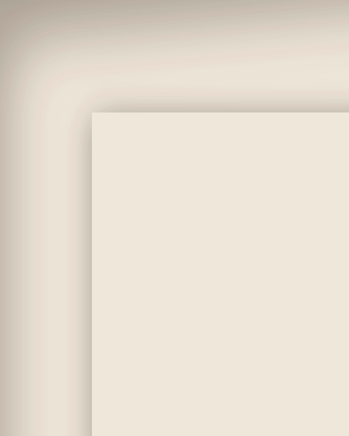 2156 Cream White  NCS S 0603-Y40R 10x10 cm MDF with pre-coloured polymeric foil on top