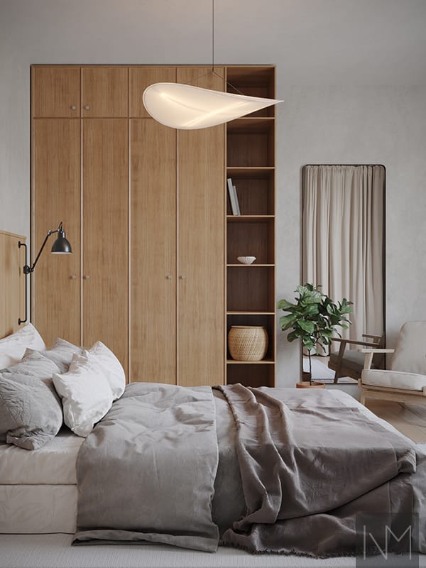 Wardrobe doors in Enigma. Oak B-White