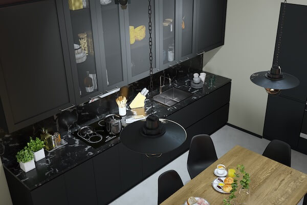 Mesh kitchen fronts for IKEA