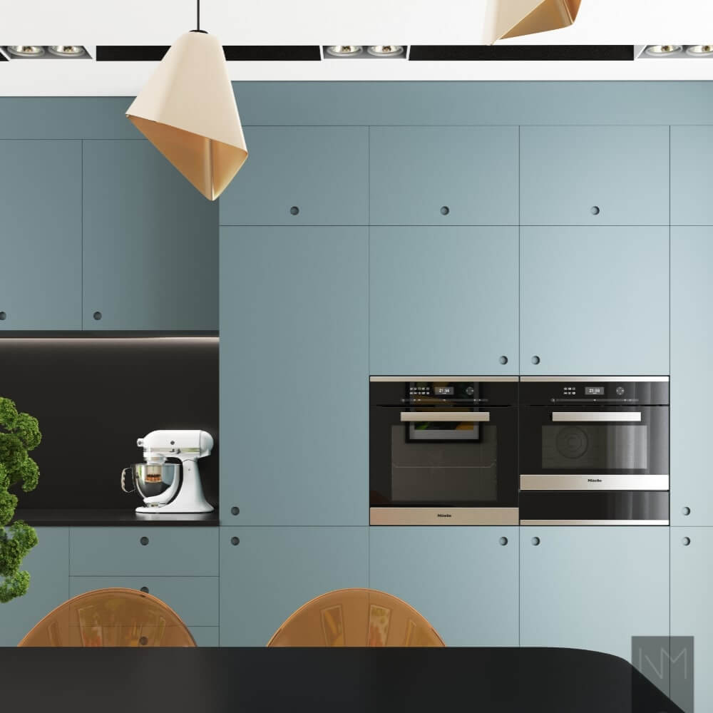 IKEA Metod or Faktum kitchen Circle. Colour NCS S3020-B