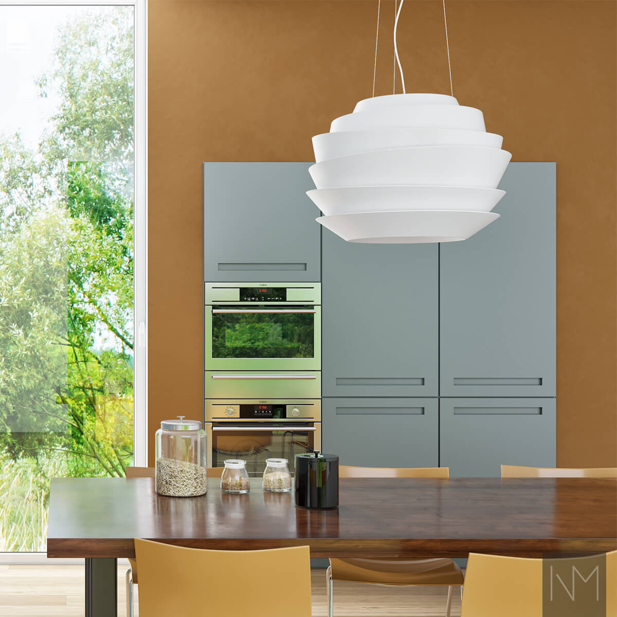 Cucina IKEA Metod Ontime. Colore NCS 6108-B08G o Jotun St Pauls Blue 5030