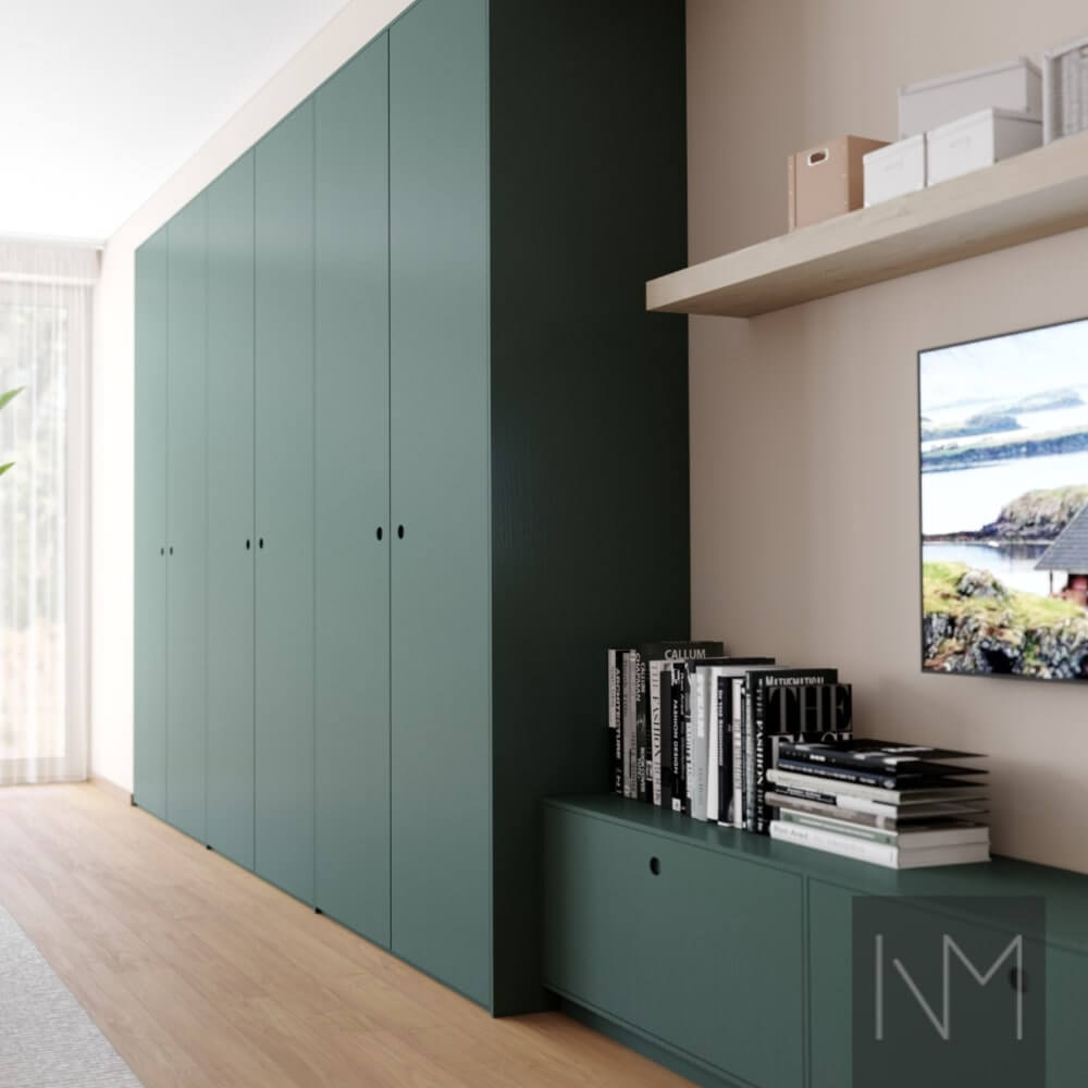 Portes Nordic+ Circle pour l'armoire IKEA. Couleur S7010 B90G