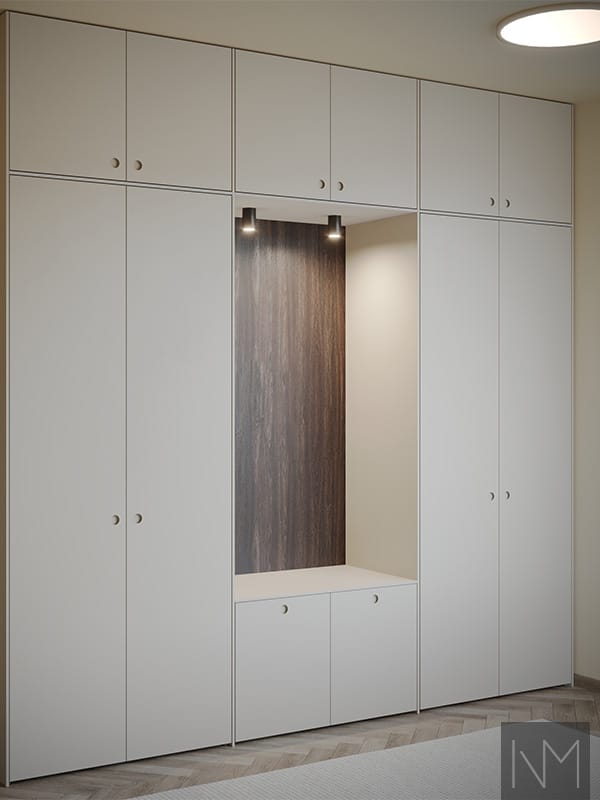 Ante per porte in Soft Matte Circle. Colore 1551 NCS S1002-G50Y.