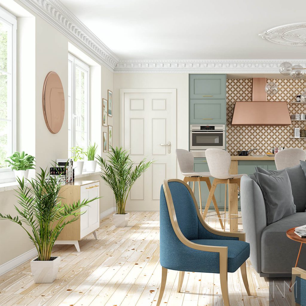 Design d'interni di una piccola casa - Una nuova vita per i mobili da cucina