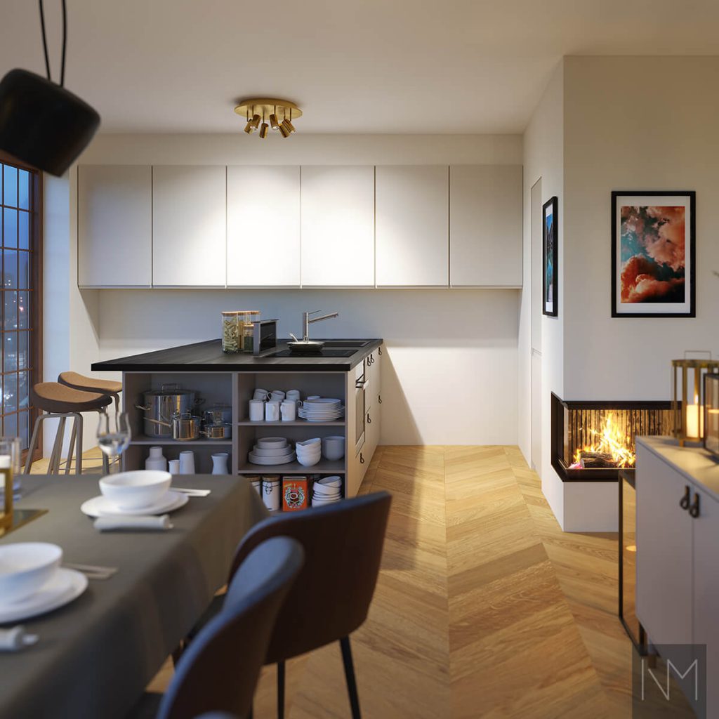 Keukeneilanden met stoelen - Hoe groot is uw keukenruimte?
