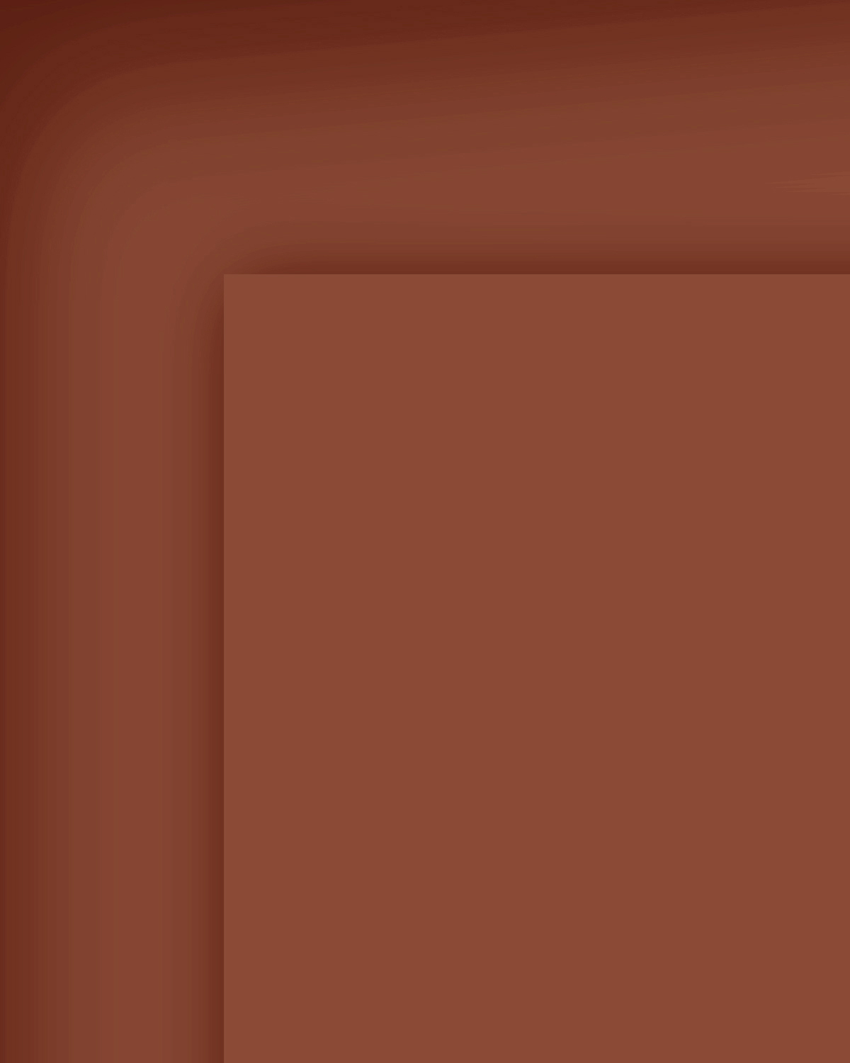 5983 Clay Red  NCS S 4040-Y80R 10x10 cm MDF met voorgekleurde polymeerfolie erbovenop.