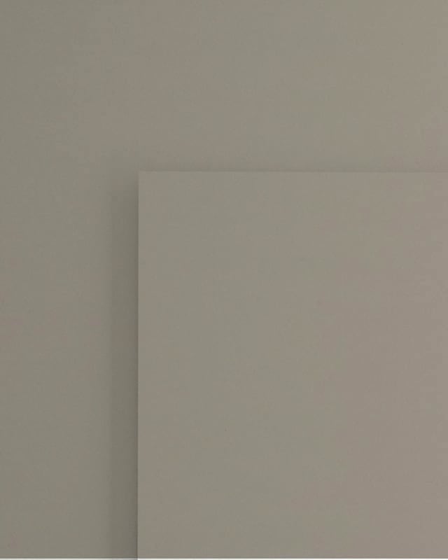 Taupe 16x8 cm 2mm thick  Linoleum Colour sample - Taupe