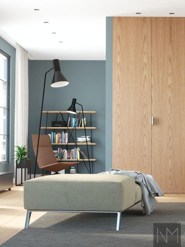 Garderobe pax - Nordic, klarlackad ek. Prince Max handtag..