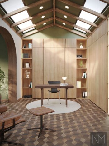 Garderobsfronter Oak Instyle i vit pigmenterad lack