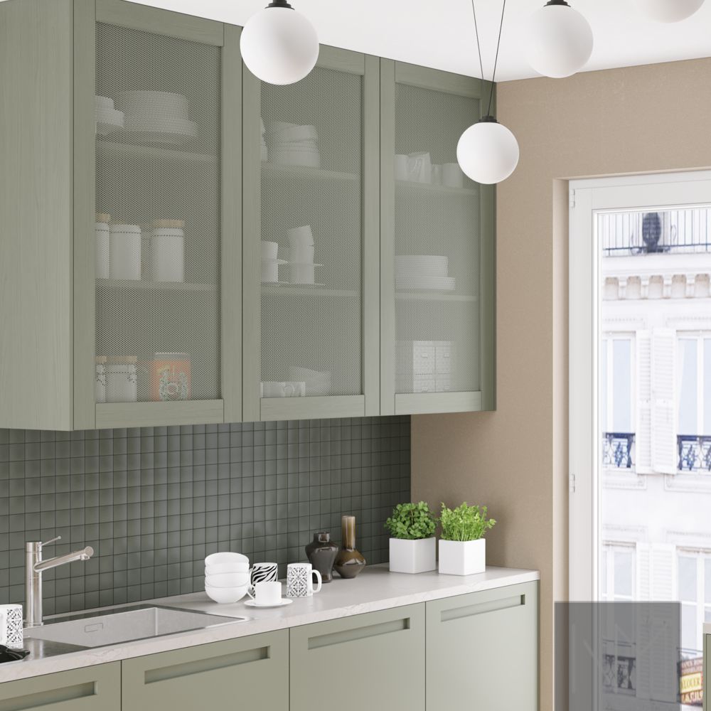 Upper kitchen cabinets design