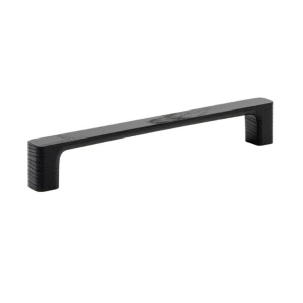 Wooden black handle for a wardrobe doors or kitchen