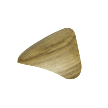Wave-shaped handle in oak
