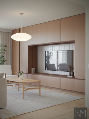 Storage fronts Linoleum Instyle in 4003 Walnut and stain B-9049-2 Light Walnut