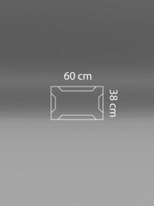 Cube 60 x 38 measurements