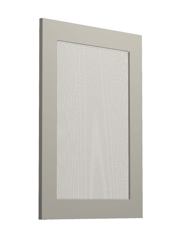 Kitchen With Wire Mesh Doors, Doors With Mesh/Glass Front