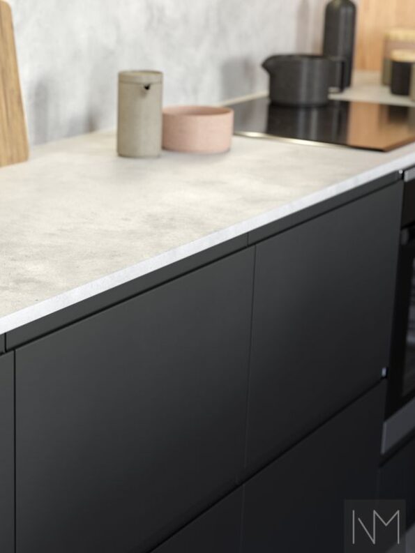 Kitchen doors in design Pure Instyle. Black HDF