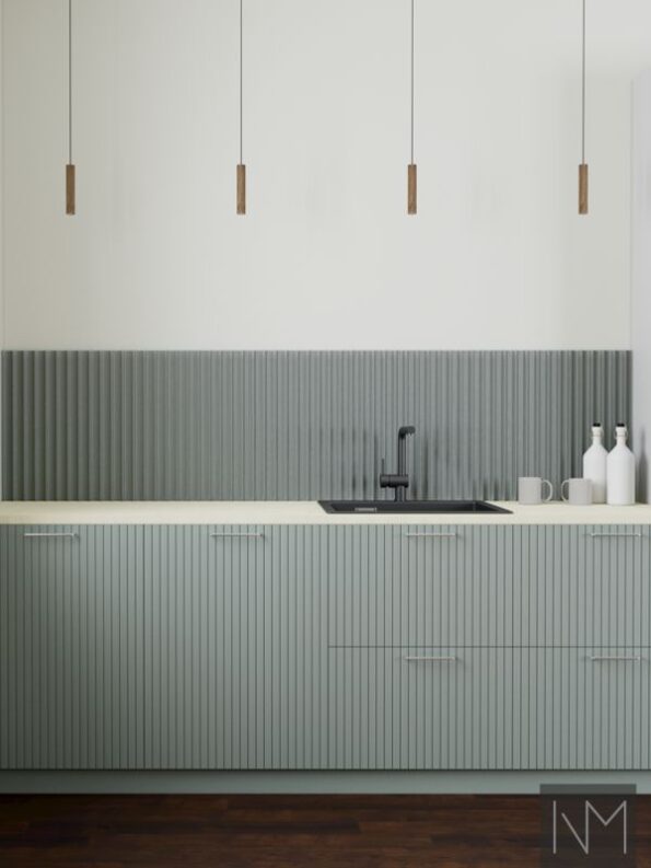 Skyline Slatted replacement fronts for IKEA kitchens