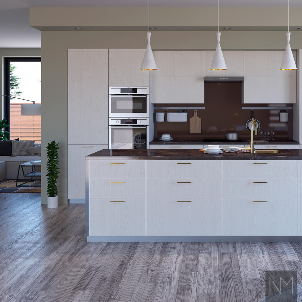 The interior design of kitchen – Kitchen with an island