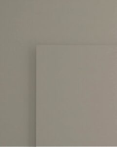 Taupe 16x8 cm 2mm thick  Linoleum Colour sample - Taupe